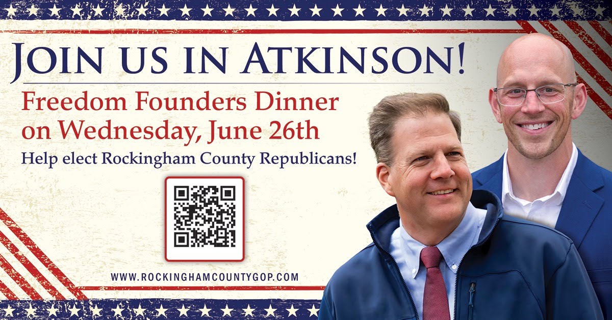 2024 Freedom Founders Dinner with Gov. Chris Sununu as keynote speaker and special guest, Mayor Jay Ruais